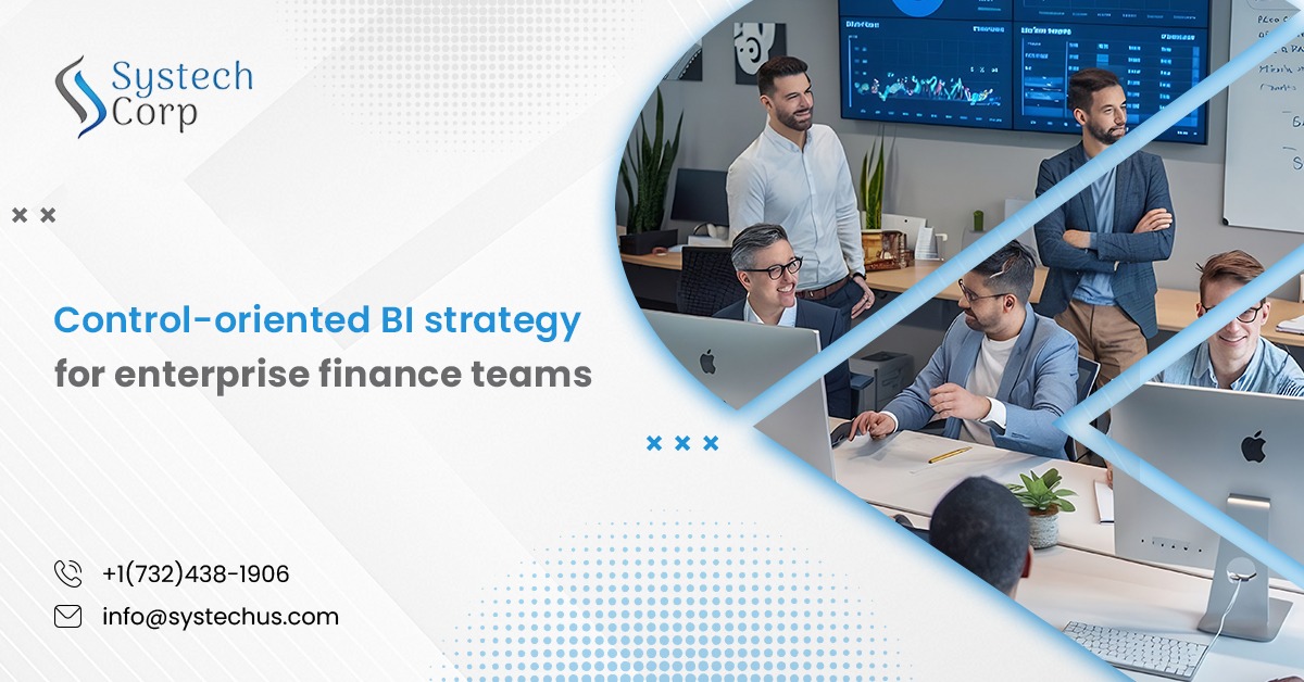 Control-oriented BI strategy for governance and financial insights